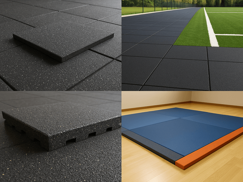 Sound reducing flooring installation in modern apartment